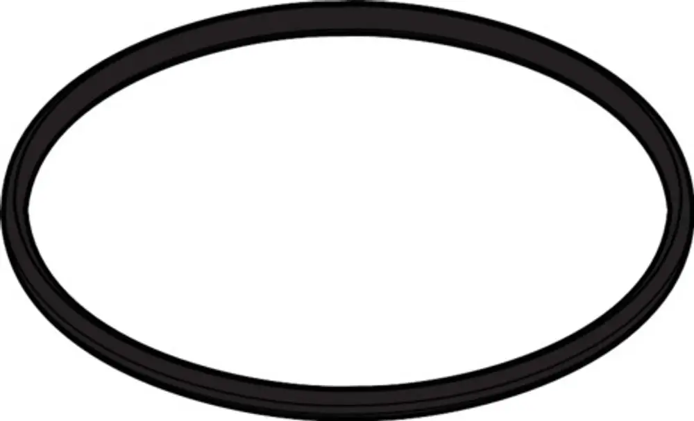Schwarzer O-Ring mit runder Form, geeignet für Dichtungen. Das Produkt gehört zur Marke Hansgrohe, ist einfach gehalten und ohne weitere Details abgebildet.